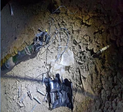 SULU. Troops recover an improvised explosive device at a roadside in Barangay Walled City in Jolo, Sulu on September 19, 2020. (Contributed Photo)