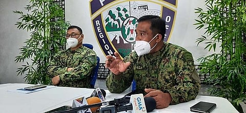 Police Lieutenant Colonel Glenn Mayam, PRO 7 Operation Division Chief explains the RIATF's recommendation. Photo by Arnold Bustamante