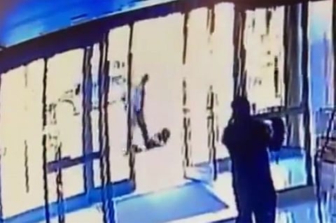 Screenshot from the video circulating online