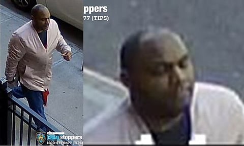 USA. These images taken from surveillance video provided by the New York City Police Department shows Brandon Elliot who assaulted a Filipino woman in New York City on Monday, March 29, 2021. (AP)