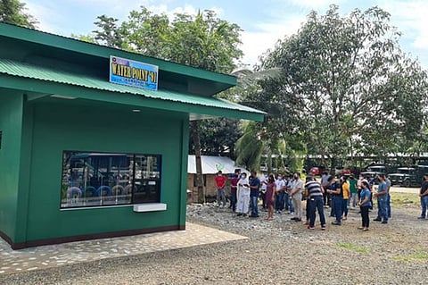 ZAMBOANGA. The Army's 102nd Infantry Brigade opens Saturday, June 19, a water refilling station to serve its personnel and the community at the camp premises in Ipil, Zamboanga Sibugay. A photo handout shows personnel of the brigade and their dependents attend the inauguration of the project. (SunStar Zamboanga)