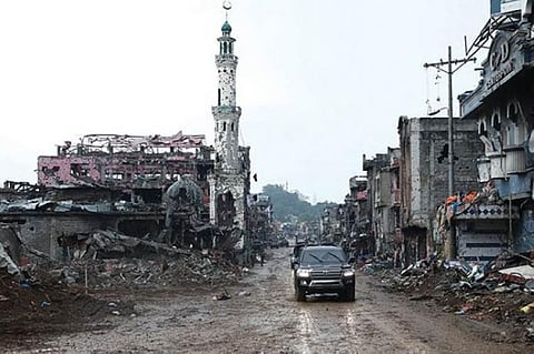 MARAWI, The city was devastated by the armed conflict between a terrorist group and government troops. (File)
