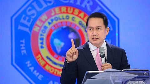 DAVAO. Kingdom of Jesus Christ founder Pastor Apollo Quiboloy.