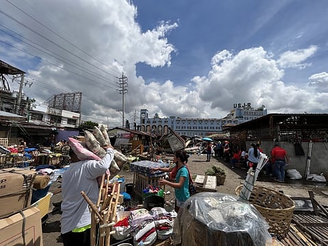 CLEARING operations go on at Freedom Park in Carbon Public Market, Cebu City on Tuesday, July 19, 2022, amid the modernization of the city's oldest public market. The Cebu City Government ordered the closure of the market in Freedom Park pursuant to Market Authority Resolution 17-2022 and directed consumers to head for the Interim Market instead. / AMPER CAMPAÑA