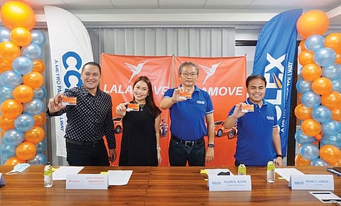 PARTNERSHIP. Present during the contract signing for the limited edition Lalamove RFID cards were Lalamove Cebu City manager Nelson Judaya, managing director of Lalamove Philippines Dannah Majarocon, president and general manager of Cebu Cordova Link Expressway Corp. (CCLEC) Allan G. Alfon, and assistant vice president for finance of CCLEC Rodel Lorico.