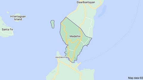 Map of Medellin, Cebu.