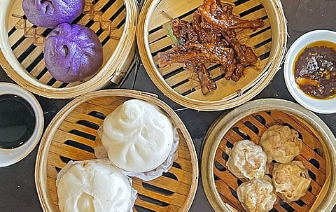 An assortment of Dim Sum on Cafe Uno's September weekend buffet spread