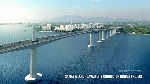 The Samal Island – Davao City Connector (SIDC) Project perspective design.