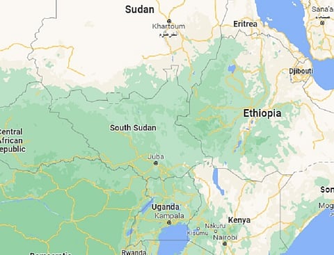 Sudan. Google Maps