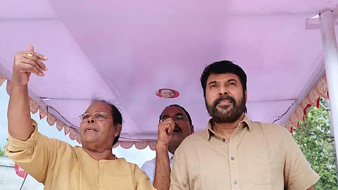 വിജയാശംസകള് നേരുന്നുവെന്നായിരുന്നു മമ്മൂട്ടിയുടെ പ്രസംഗം