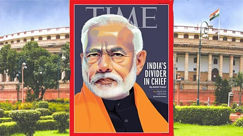 ‘ഇന്ത്യയുടെ വിഭജനത്തിന്റെ തലവന്, ഇനിയൊരു മോദിക്കാലം കൂടി ഇന്ത്യക്ക് താങ്ങാനാകുമോ?; ടൈം മാഗസീന് കവറില് വീണ്ടും മോദി