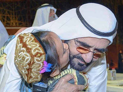 ഷെയ്ഖ് മുഹമ്മദിന്റെ ഹൃദയം കവര്ന്ന ഒന്പത് വയസ്സുകാരി ; വീഡിയോ വൈറല്