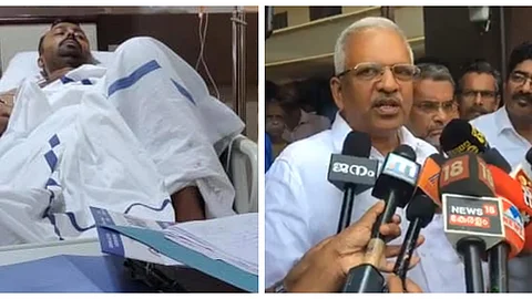 വെട്ടേറ്റ സിഒടി നസീറിനെ സന്ദര്ശിച്ച് പി ജയരാജന്; പാര്ട്ടിക്ക് പങ്കില്ലെന്ന് വിശദീകരണം