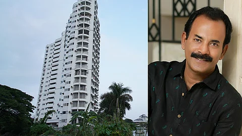 ഇതുവരെയില്ലാത്ത നിയമപ്രശ്നം പെട്ടെന്ന് വന്നതെന്താണെന്ന് ഫ്ളാറ്റുടമകളുടെ യോഗത്തില് മേജര് രവി