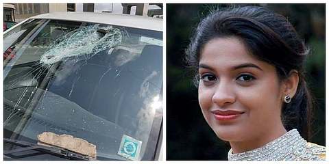 യാത്രാമധ്യേ കാറില് കോണ്ക്രീറ്റ് സ്ലാബ് വീണു; തലനാരിഴയ്ക്ക് രക്ഷപ്പെട്ടെന്ന് അര്ച്ചന കവി