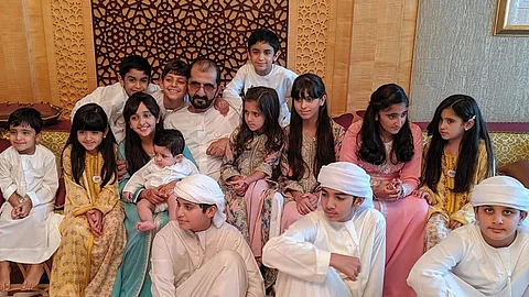 ചെറിയപെരുന്നാള്, ഇളമുറക്കാരോടൊപ്പം ആഘോഷിച്ച് ദുബായ് ഭരണാധികാരി