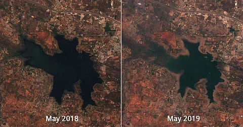 ഈ നടുക്കുന്ന സാറ്റലൈറ്റ്-ചിത്രങ്ങള് സാക്ഷ്യപ്പെടുത്തും രാജ്യം നേരിടുന്ന കടുത്ത വരള്ച്ച