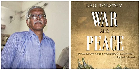 ‘ടോള്സ്റ്റോയിയുടെ വാര് ആന്റ് പീസ് വീട്ടില് വെച്ചതെന്തിന്’; ഭീമ കൊറേഗാവില് അറസ്റ്റ് ചെയ്യപ്പെട്ട സാമൂഹ്യ പ്രവര്ത്തകനോട് കോടതി
