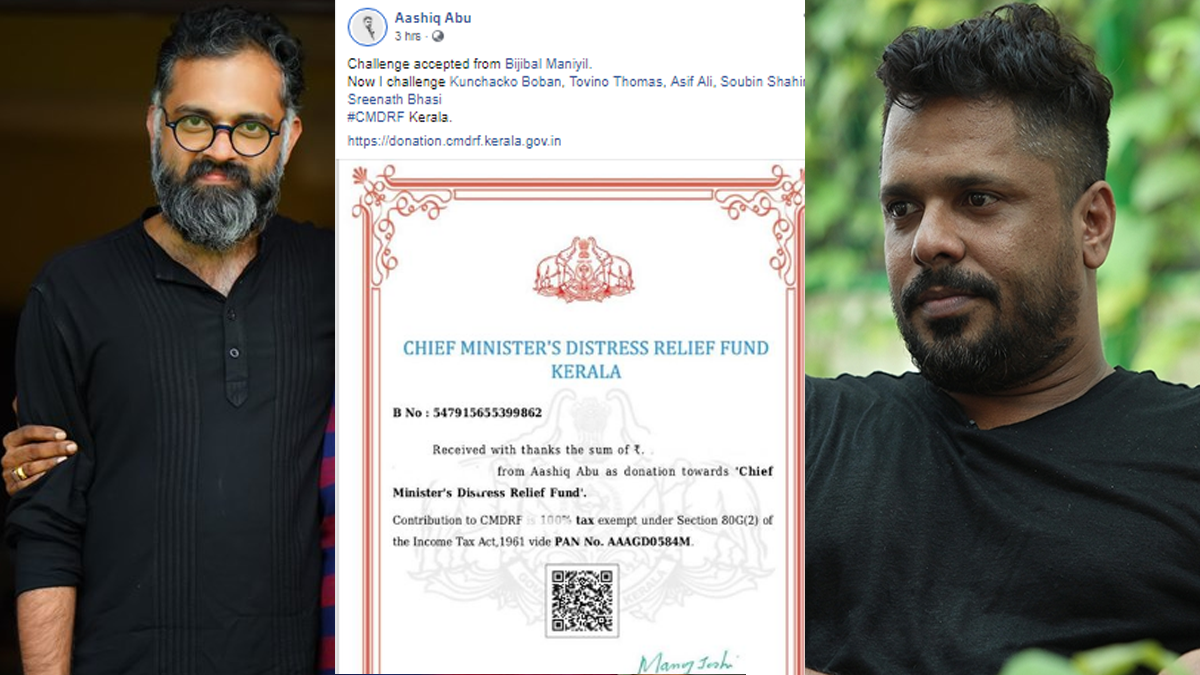 ‘പത്തെങ്കില് പത്ത് നൂറെങ്കില് നൂറ്’ : ദുരിതാശ്വാസനിധിയ്ക്ക് വേണ്ടി ചലഞ്ച് കാമ്പയിനുമായി സിനിമാലോകം