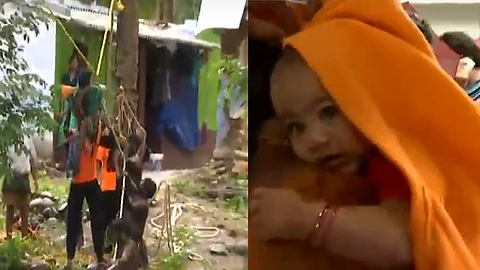 അട്ടപ്പാടിപ്പാടിയില് ഒറ്റപ്പെട്ടവരെ കയറില് കെട്ടി പുറത്തെത്തിച്ചു; രക്ഷപെട്ടവരില് ഗര്ഭിണിയും പതിനൊന്ന് മാസം പ്രായമുള്ള കുഞ്ഞും