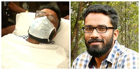 മുഖത്ത് മാസ്ക്,സ്ട്രെച്ചറില് എത്തിച്ച് ഉള്വശം കാണാനാവാത്ത ആംബുലന്സിലേക്ക് ; ശ്രീറാമിനെ പുറത്തെത്തിച്ചത് ഇങ്ങനെ