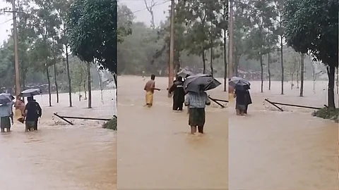 ബാവലി തോണിക്കടവില് ഒഴുക്കില് പെട്ടവരെ രക്ഷപെടുത്തി ; കക്കയം പവര്ഹൗസിന് മുകളില് ഉരുള് പൊട്ടല്