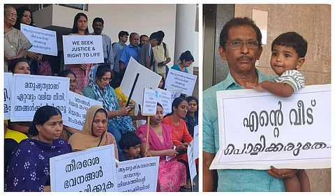 ‘ആരുടെയൊക്കെയോ വീഴ്ചകള്ക്ക് ഞങ്ങളെ ശിക്ഷിക്കുകയാണ്’; തെരുവിലേക്ക് തള്ളിവിടുന്നുവെന്ന് ഫ്ളാറ്റ് ഉടമകള്