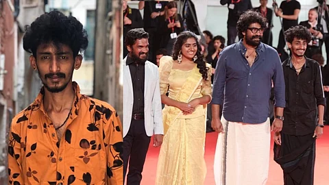 ‘ഭയങ്കര സന്തോഷണ്ട്, എല്ലാം അടിപൊളിയാര്ന്ന്’; വെനീസ് വേദിയില് തൃശൂര് ശൈലിയില് നന്ദി പറഞ്ഞ് ‘ചോല’ നടന് അഖില്