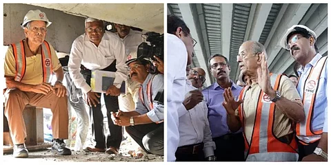 രണ്ടര വര്ഷം കൊണ്ട് പാലാരിവട്ടം പാലം പൊളിക്കേണ്ടി വരുന്നത് ദൗര്ഭാഗ്യകരം, ആരുടെ കുറ്റമാണെന്ന് പറയുന്നില്ലെന്നും ഇ ശ്രീധരന്