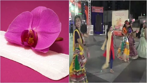 ‘പാഡിനേക്കുറിച്ചറിയാത്ത ഗ്രാമങ്ങളുണ്ട് ഇന്ത്യയില്’; നാപ്കിന് കൈയിലേന്തി ഗര്ബ നൃത്തം ചെയ്ത് വിദ്യാര്ത്ഥികളും അദ്ധ്യാപകരും