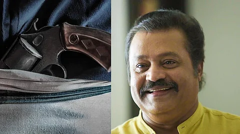 മടക്കിക്കുത്തിയ മുണ്ടില് തിരുകിയ തോക്ക്, ഹൈറേഞ്ച് കാവലിന് സുരേഷ് ഗോപി