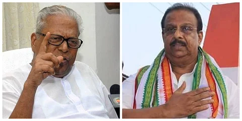 ‘എന്റെ തലയോട്ടിയുടെ ഉള്ളളവ് പരിശോധിക്കുന്നത് തല നരയ്ക്കാനനുവദിക്കാത്ത വൃദ്ധന്മാര്’; കെ സുധാകരന് വിഎസിന്റെ മറുപടി