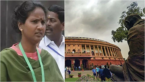 ‘പാര്ലമെന്റില് സേഫ് അല്ലെങ്കില് പിന്നെ എവിടെ’; മഹാരാഷ്ട്ര അട്ടിമറിയില് പ്രതിഷേധിച്ച കോണ്ഗ്രസ് എംപിമാര്ക്കെതിരെ കൈയ്യേറ്റം