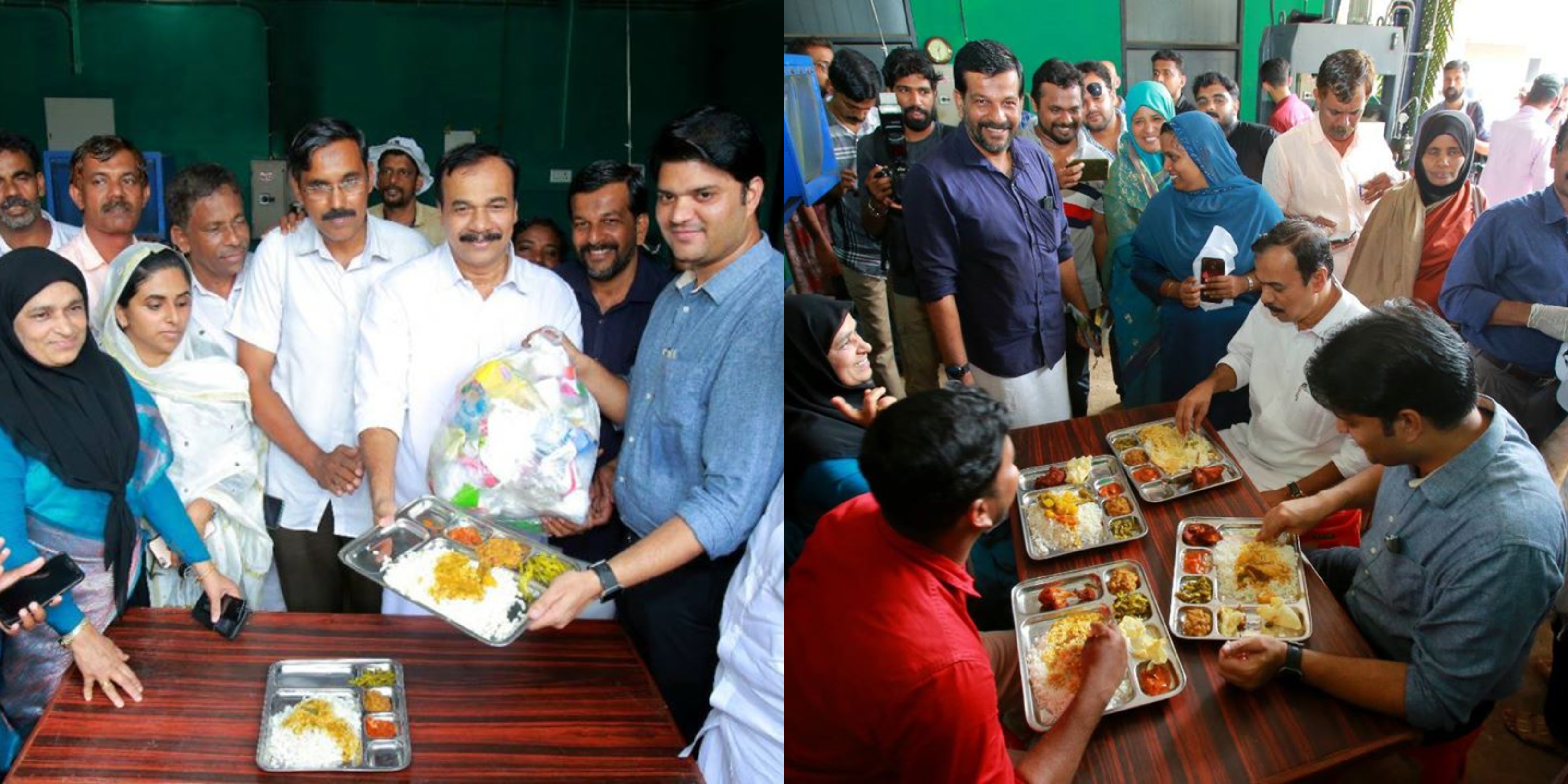 ‘പ്ലാസ്റ്റിക് തരൂ, ഭക്ഷണം തരാം’; മലപ്പുറം നഗരസഭയിലെ ‘ഖനി’യില് മാലിന്യങ്ങളെത്തിച്ചാല് സൗജന്യമായി വയറുനിറയെ കഴിച്ച് മടങ്ങാം