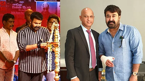 റാം ജനുവരിയിലേക്ക് മാറ്റിയത് കയ്യിലെ പരുക്കിനെ തുടര്ന്ന്, ഡോക്ടര്ക്ക് നന്ദി പറഞ്ഞ് മോഹന്ലാല്