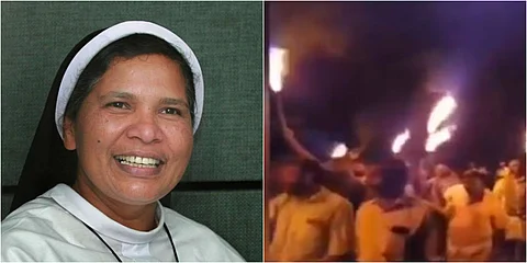 അസഭ്യവര്ഷവും ഭീഷണിയുമായി പന്തം കൊളുത്തി പ്രകടനവും കോലം കത്തിക്കലും; സഭയുടെ ഒത്താശയോടെയെന്ന് സിസ്റ്റര് ലൂസി