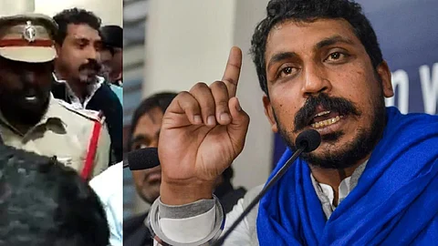 ‘സ്വേച്ഛാധിപത്യത്തിന്റെ അങ്ങേയറ്റം, ഈ അപമാനം മറക്കില്ല, തിരിച്ചെത്തിയിരിക്കും’; പോലീസ് നടപടിക്കെതിരെ ചന്ദ്രശേഖര് ആസാദ്