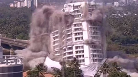 സ്ഫോടനം വിജയം ; നിലംപൊത്തി ഹോളിഫെയ്ത്ത് എച്ച്ടുഒ