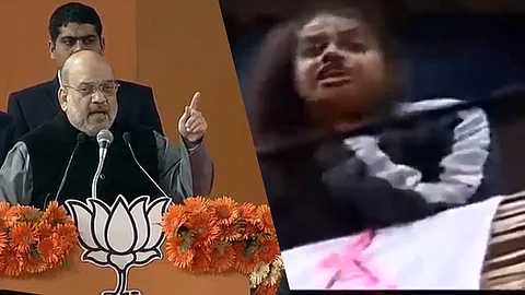 അമിത് ഷായ്ക്ക് ഗോ ബാക്ക് വിളിച്ച് പെണ്കുട്ടികള് ; പ്രതിഷേധം ഡല്ഹിയില് വീട് കയറിയുള്ള പ്രചാരണത്തിനിടെ