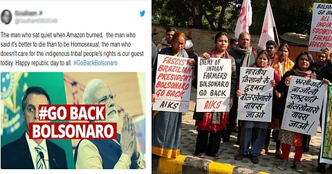 ‘ബലാത്സംഗത്തെ സാധാരണയായി കാണുന്ന, ആമസോണ് കാടിന്റെ ഘാതകനെ അതിഥിയായി വേണ്ട’, ബ്രസീല് പ്രസിഡന്റിനെതിരെ ഗോ ബാക്ക് വിളിച്ച് ട്വിറ്റര്