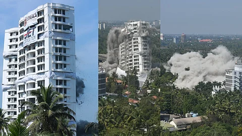 ‘ഇപ്പോഴും ഞങ്ങളുടേതാണ് ആ ഭൂമി’, സ്ഥലം ഏറ്റെടുത്ത് താല്കാലിക കെട്ടിടം പണിയുമെന്ന് ഹോളിഫെയ്ത്ത് എച്ച്ടുഒ ഫ്ളാറ്റ് ഉടമകള്