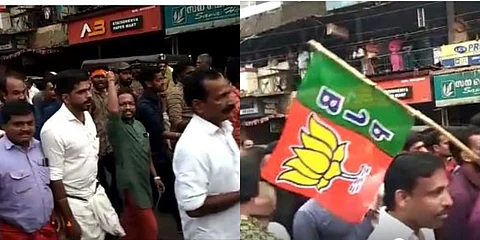 ‘ഓര്മ്മയില്ലേ ഗുജറാത്ത് ...’; മുസ്ലിങ്ങള്ക്കെതിരെ വിദ്വേഷ മുദ്രാവാക്യവുമായി ബിജെപി പ്രകടനം