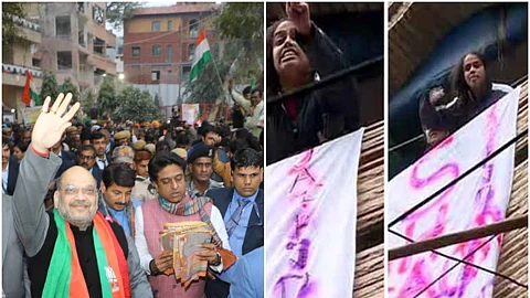 ‘അമിത്ഷാ ഗോ ബാക്ക്’: മലയാളി പെണ്കുട്ടിയെ വാടക വീട്ടില് നിന്ന് ഒഴിപ്പിച്ചു; നടപടി ബിജെപി പ്രവര്ത്തകരുടെ പ്രതിഷേധത്തെത്തുടര്ന്ന്