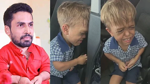 ‘മോനേ നിന്നെപ്പോലെ ഈ ഏട്ടനും ഒരിക്കല് കരഞ്ഞിട്ടുണ്ട്’, ക്വാഡനോട് ഗിന്നസ് പക്രു