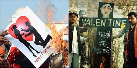 ‘തോന്ന്യാസം നടക്കില്ല,പുല്വാമ ദിനമായി ആചരിക്കണം’; വാലന്റൈന്സ് ദിനത്തില് പാര്ക്കിലും പബ്ബിലുമെത്തുന്നവരെ തടയുമെന്ന് ബജ്റംഗദള്