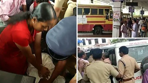 കെഎസ്ആര്ടിസിയുടെ മിന്നല് പണിമുടക്ക്; കുഴഞ്ഞുവീണ യാത്രക്കാരന് മരിച്ചു