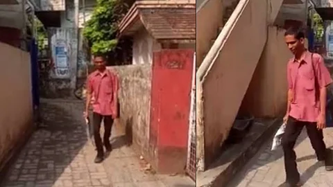 കൊവിഡ് 19: തുടര്ച്ചയായ നാലു ദിവസം ഡ്യൂട്ടി, തിരികെ എത്തിയ ഭിന്നശേഷിക്കാരനായ ഉദ്യോഗസ്ഥനെ കയ്യടിച്ച് വരവേറ്റ് അയല്വാസികള്