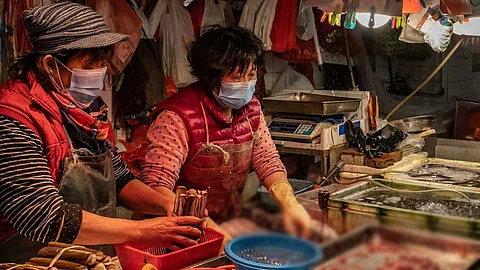 ‘എന്ത് വൈറസ്.!’ കൊവിഡ് പ്രഭവ കേന്ദ്രമായ വെറ്റ് മാര്ക്കറ്റ് വീണ്ടും തുറന്ന് ചൈന