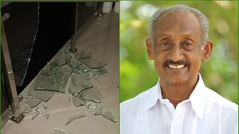 കെ.സി.ജോസഫ് എംഎല്എയെ കാണാനില്ലെന്ന് പ്രതികരിച്ചു, യുവാവിന്റെ വീടിന് നേരെ ആക്രമണം