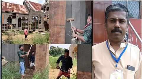 പൊളിക്കുമെന്ന് ഒരാഴ്ച മുമ്പേ പരസ്യ പ്രഖ്യാപനവും വീഡിയോയും, ആഹ്ലാദ പ്രകടനവുമായി ഹിന്ദുത്വ തീവ്രവാദ സംഘടന